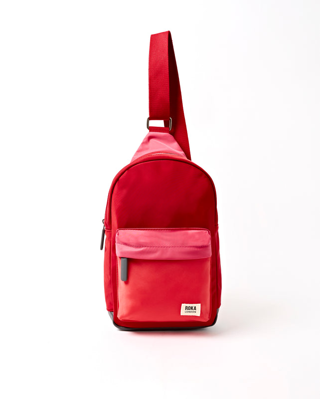 Willesden Sling Bag in Red Tonal