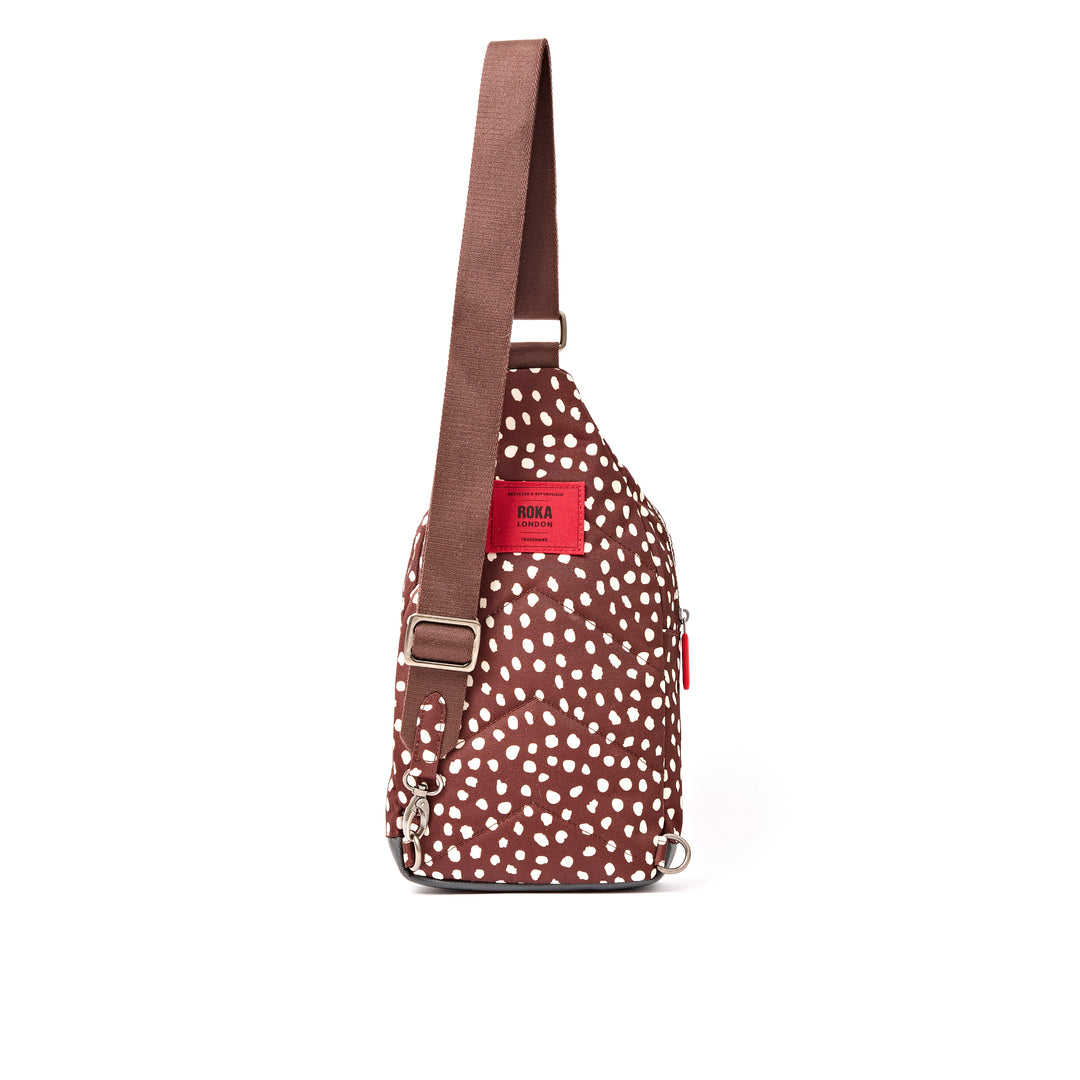 Willesden Sling Bag in Brown Dot