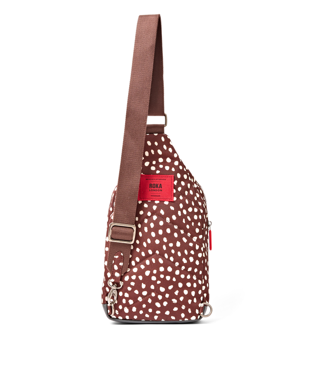 Willesden Sling Bag in Brown Dot