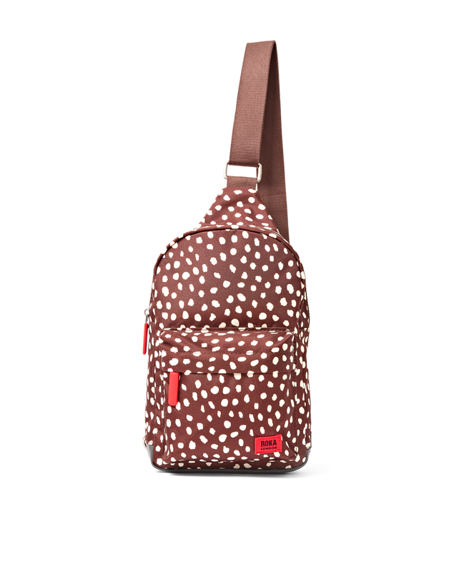 Willesden Sling Bag in Brown Dot