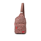 Willesden Sling Bag in Brown Dot