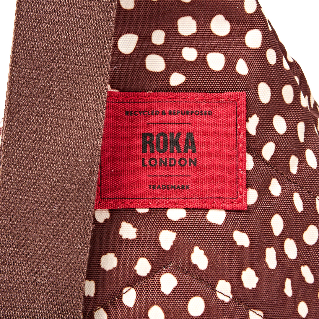 Willesden Sling Bag in Brown Dot