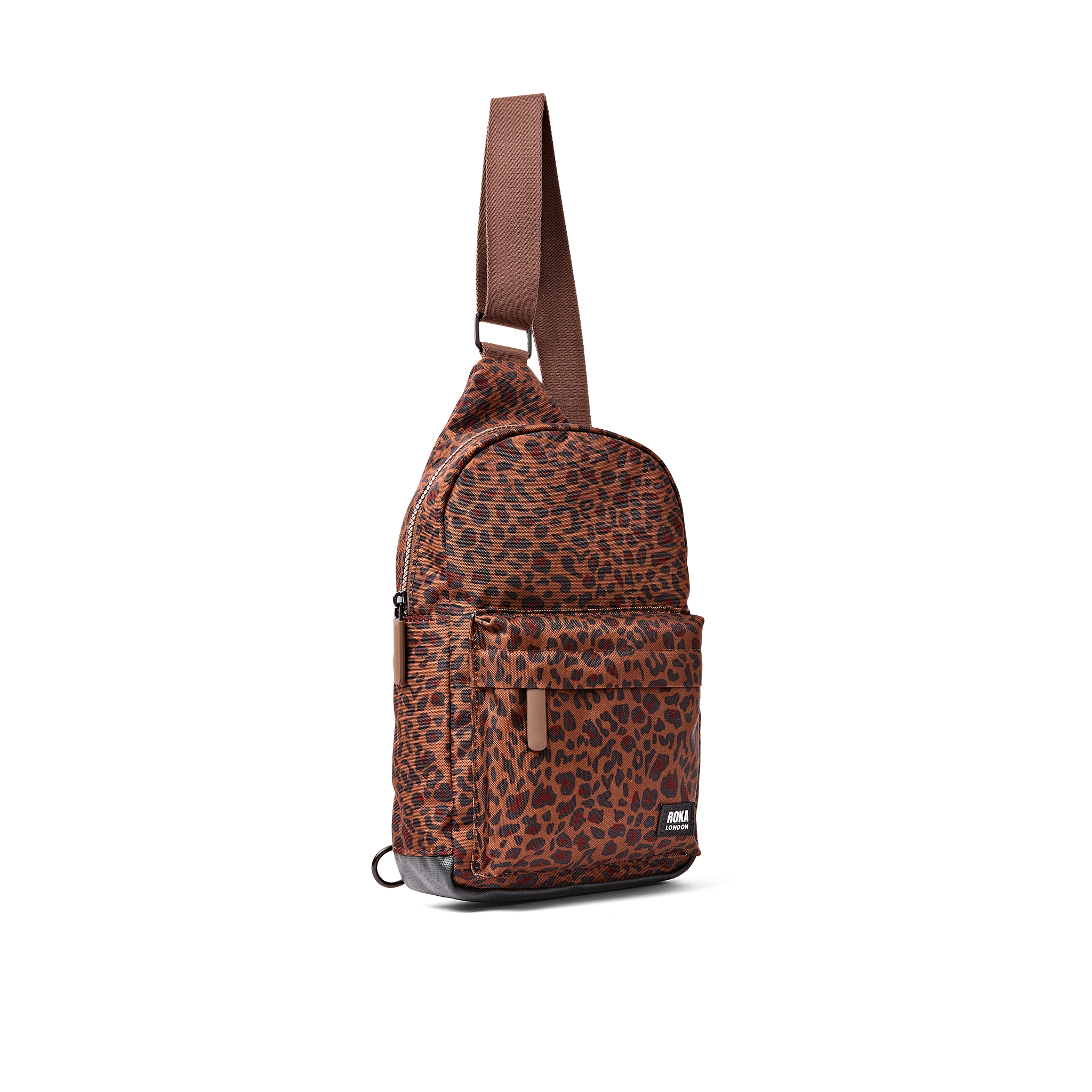 Willesden Sling Bag in Mini Leopard – ROKA London
