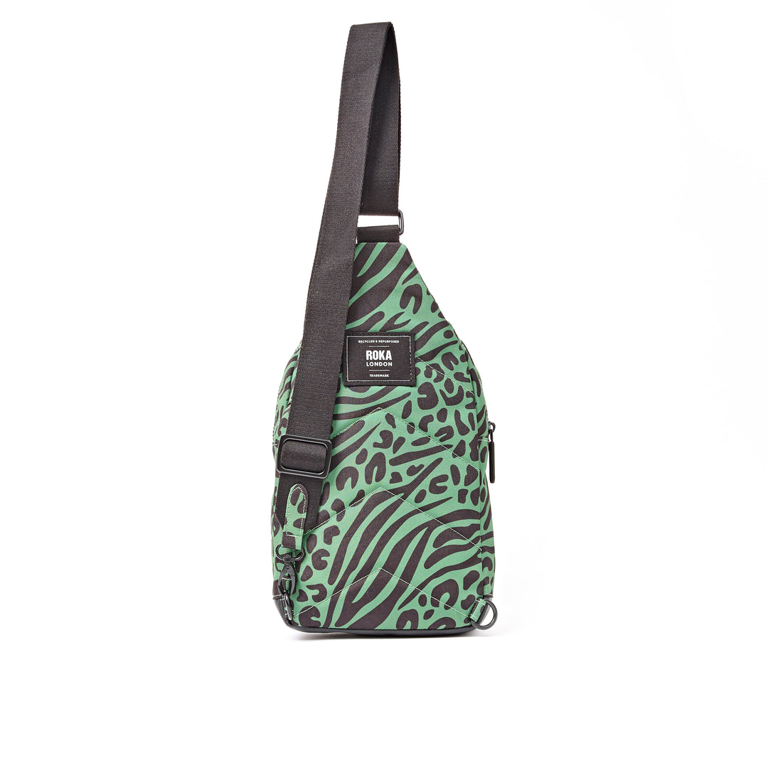 Willesden Sling Bag in Mixed Animal Artichoke