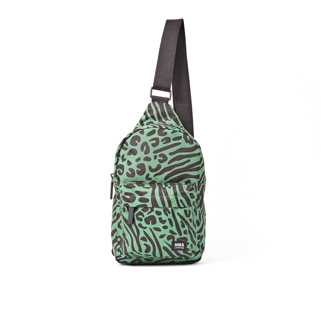 Willesden Sling Bag in Mixed Animal Artichoke