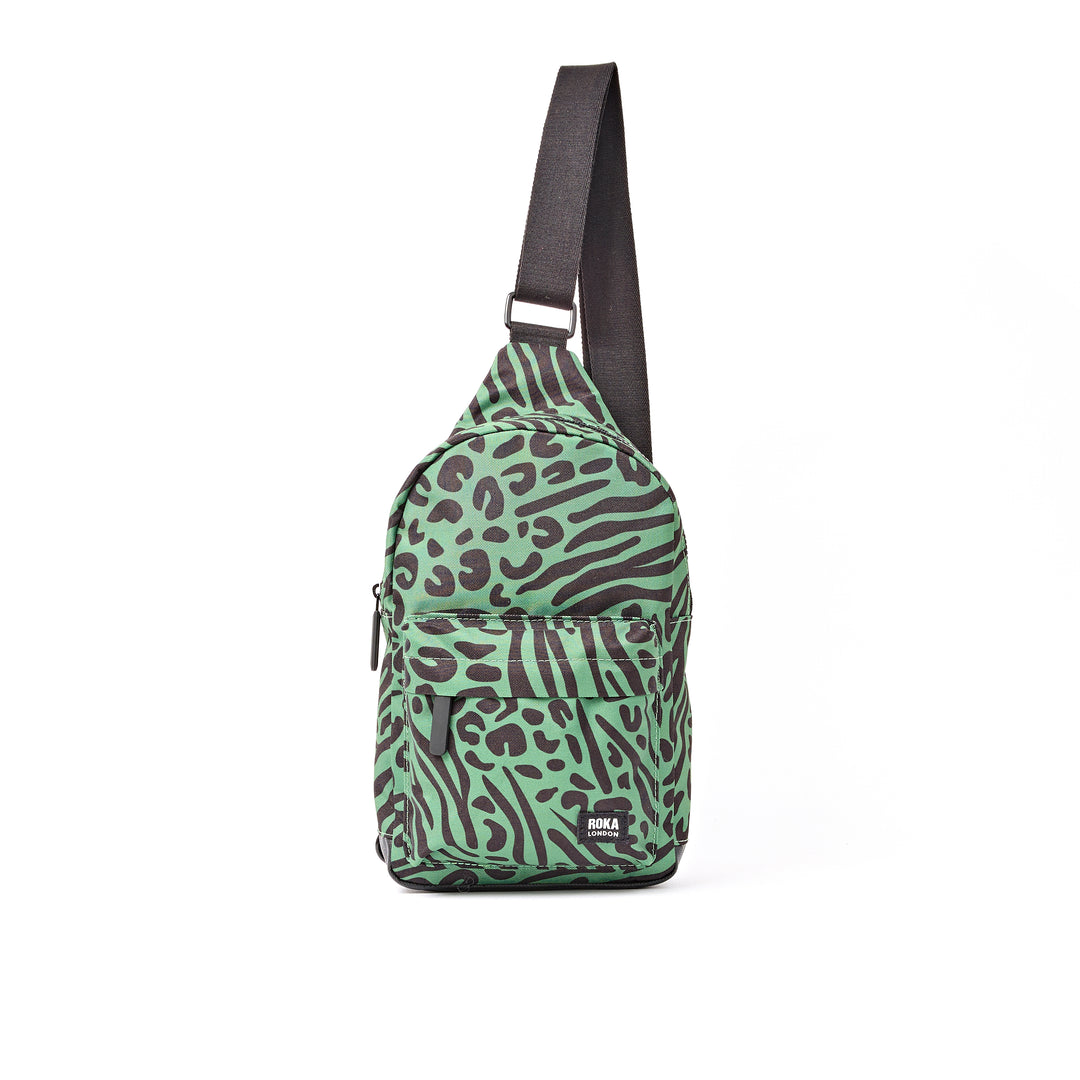 Willesden Sling Bag in Mixed Animal Artichoke