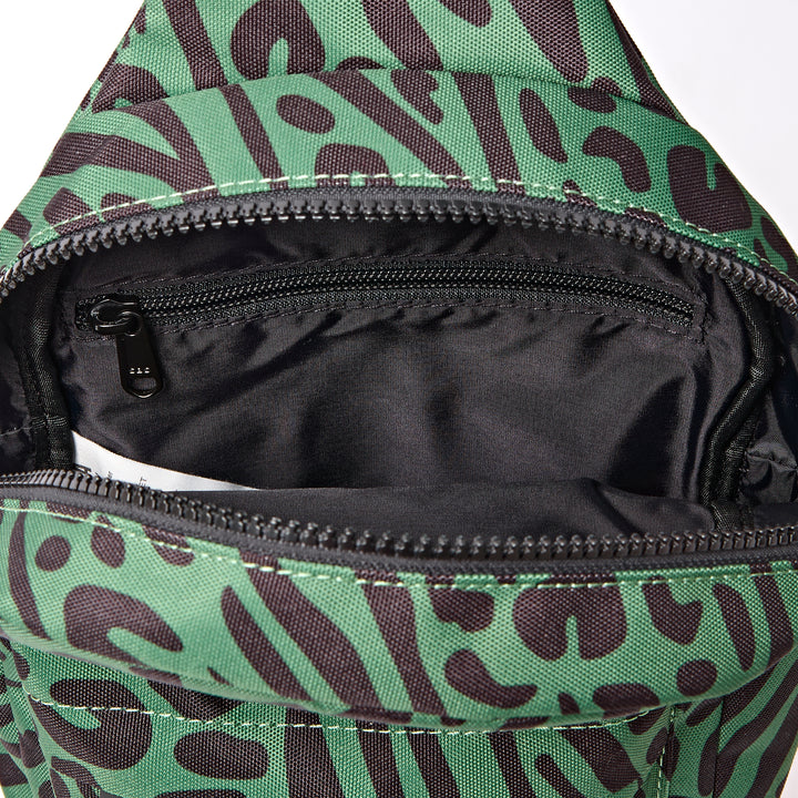 Willesden Sling Bag in Mixed Animal Artichoke