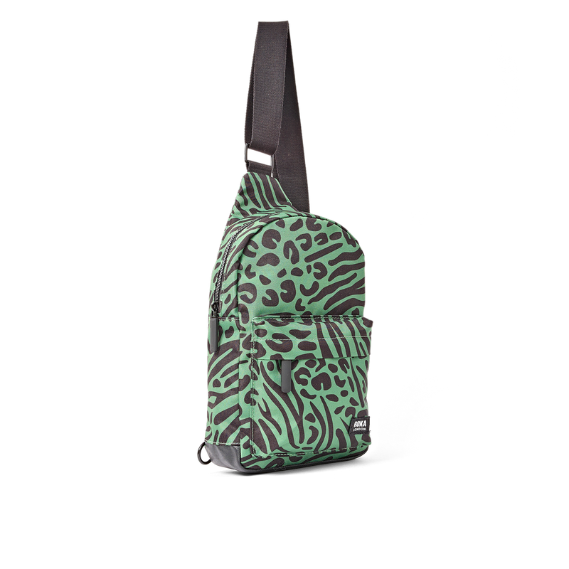 Willesden Sling Bag in Mixed Animal Artichoke