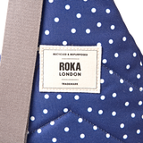 Willesden Sling Bag in Navy Polka Dot