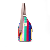 Willesden Sling Bag in Wide Multi Stripe