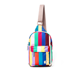 Willesden Sling Bag in Wide Multi Stripe