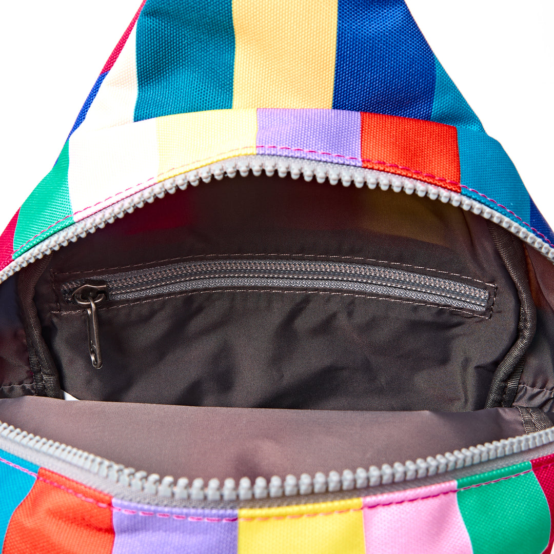Willesden Sling Bag in Wide Multi Stripe