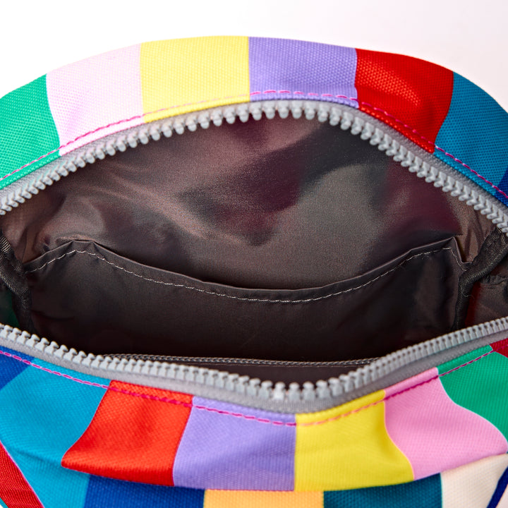 Willesden Sling Bag in Wide Multi Stripe