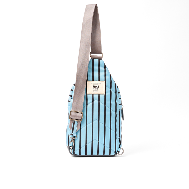 Willesden Sling Bag in Blue Stripe