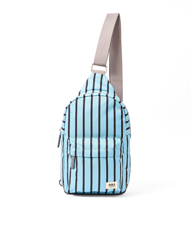 Willesden Sling Bag in Blue Stripe