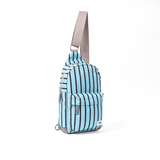 Willesden Sling Bag in Blue Stripe