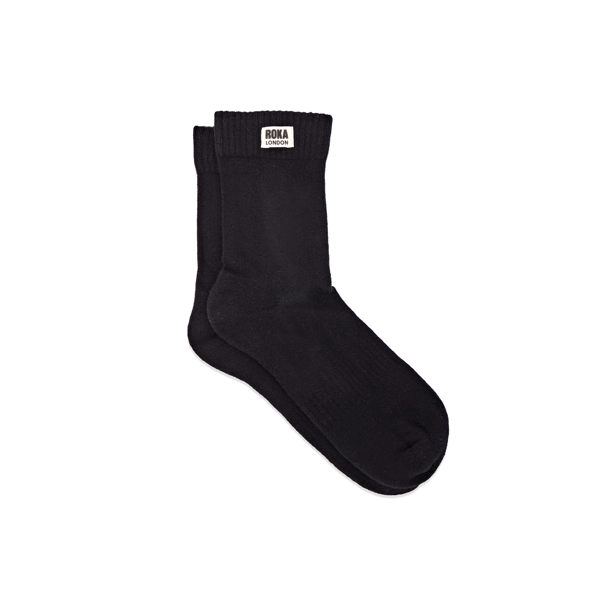 Wimbledon Crew Socks for Men in Black