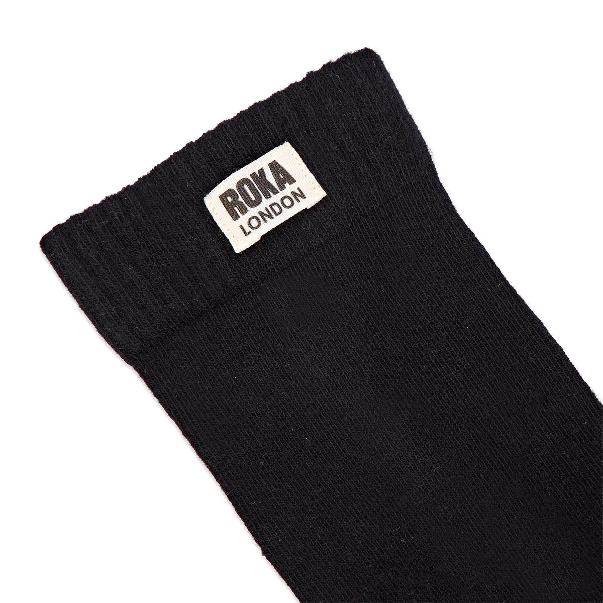 Wimbledon Crew Socks for Men in Black
