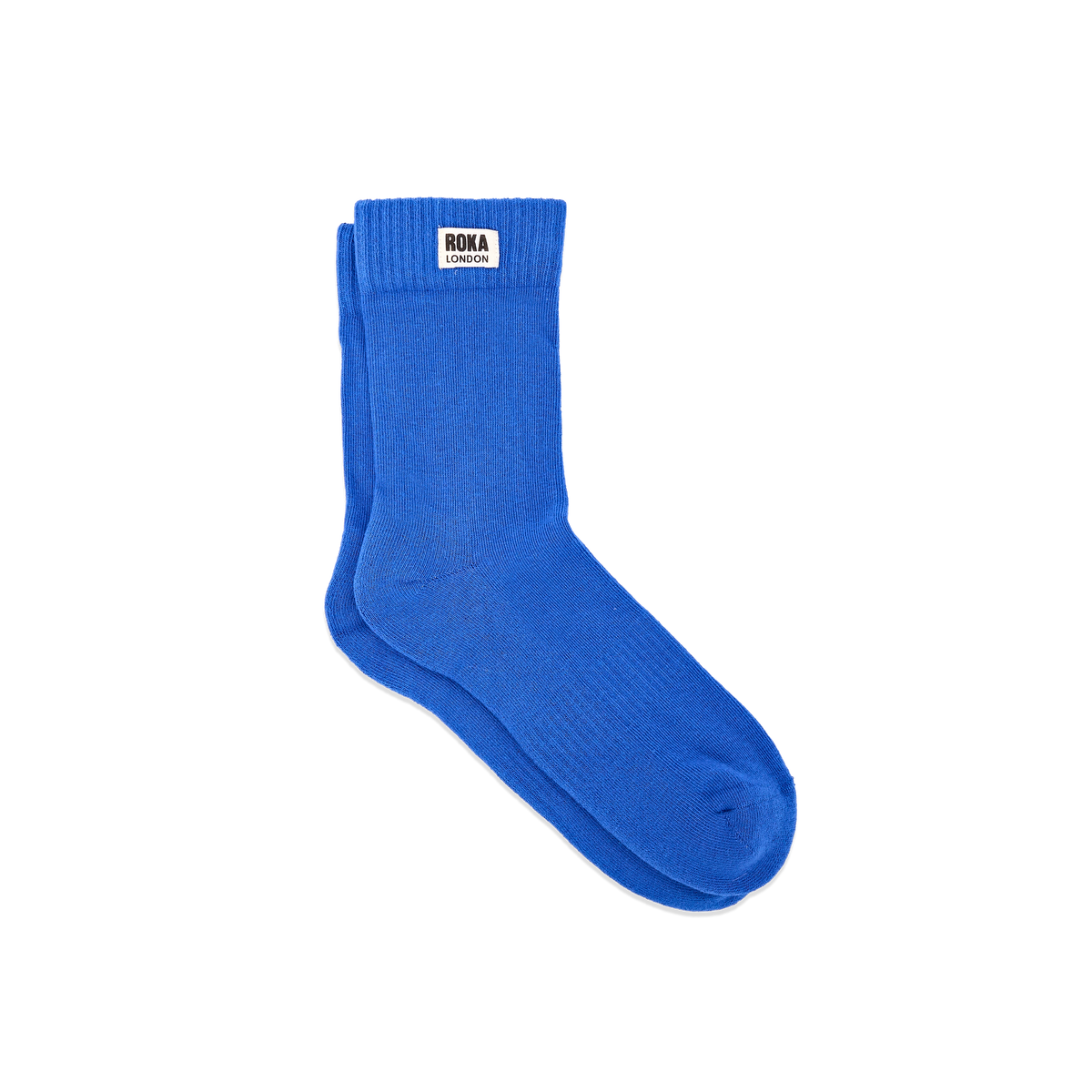 Wimbledon Crew Socks for Men in Malibu Blue