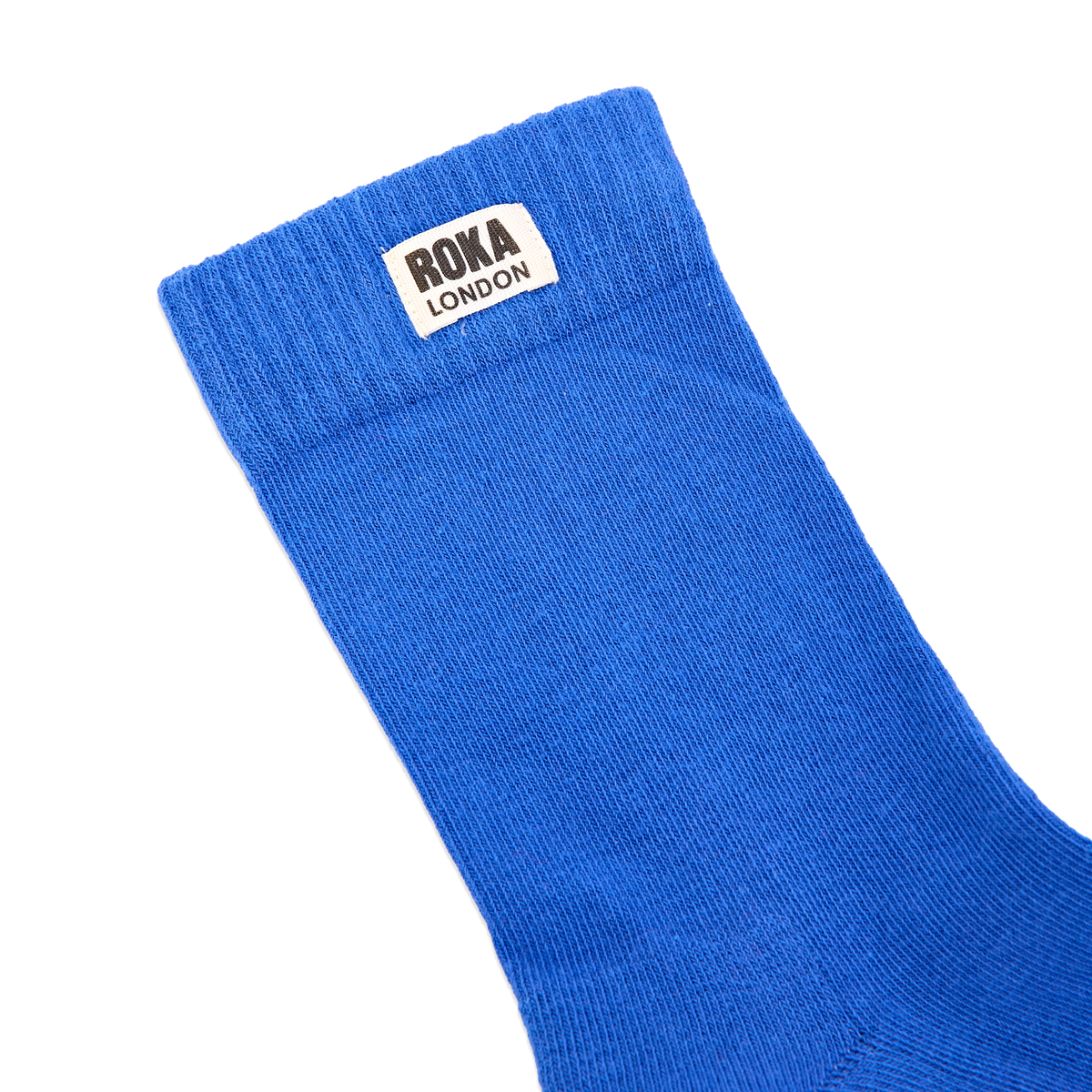 Wimbledon Crew Socks for Men in Malibu Blue