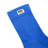 Wimbledon Crew Socks for Men in Malibu Blue