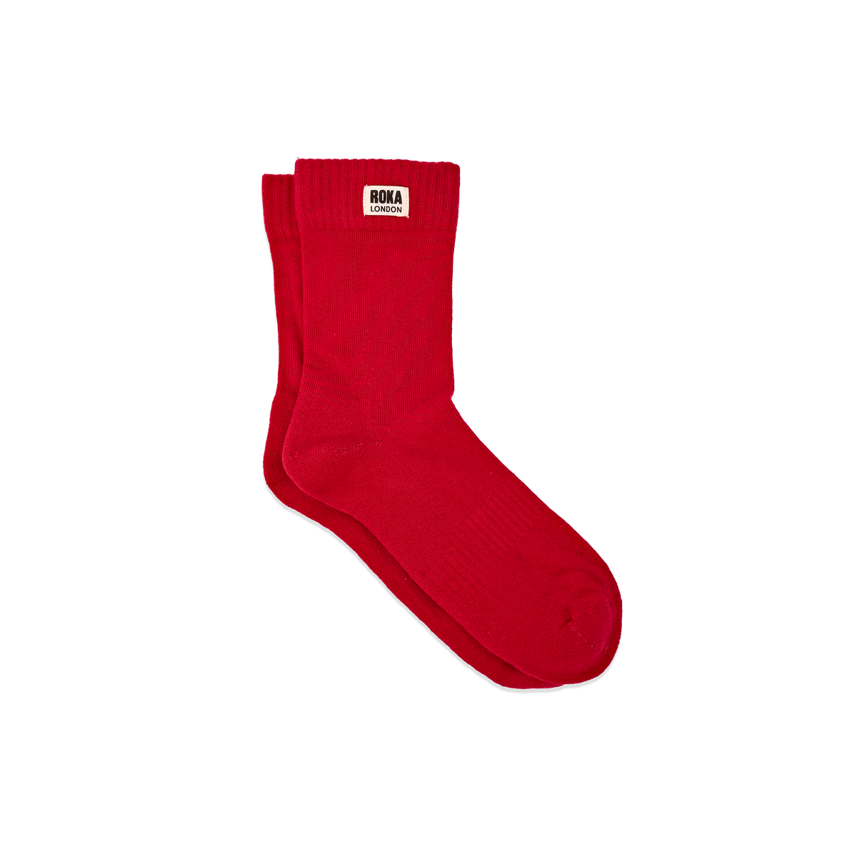 Wimbledon Crew Socks for Men in Scarlet