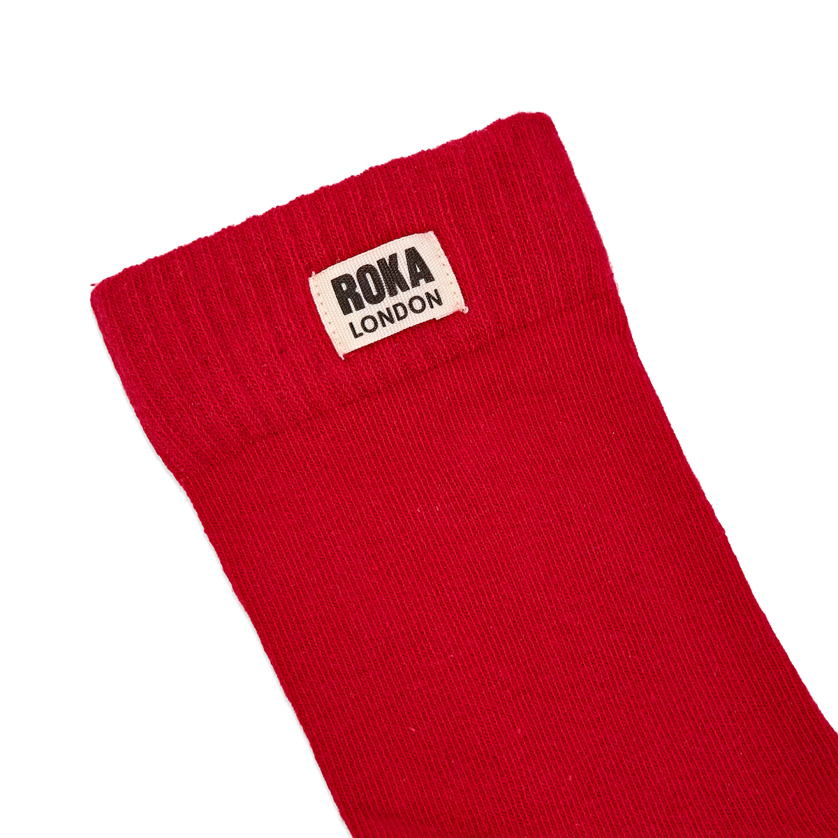 Wimbledon Crew Socks for Men in Scarlet