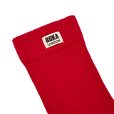 Wimbledon Crew Socks for Men in Scarlet