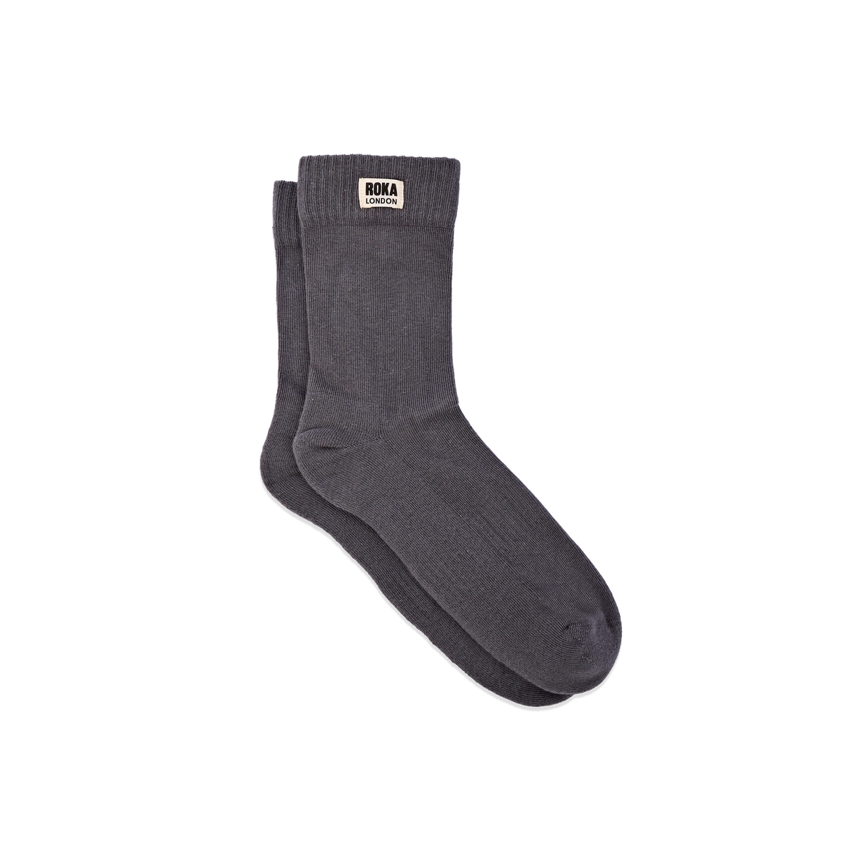 Wimbledon Crew Socks for Men in Smoke