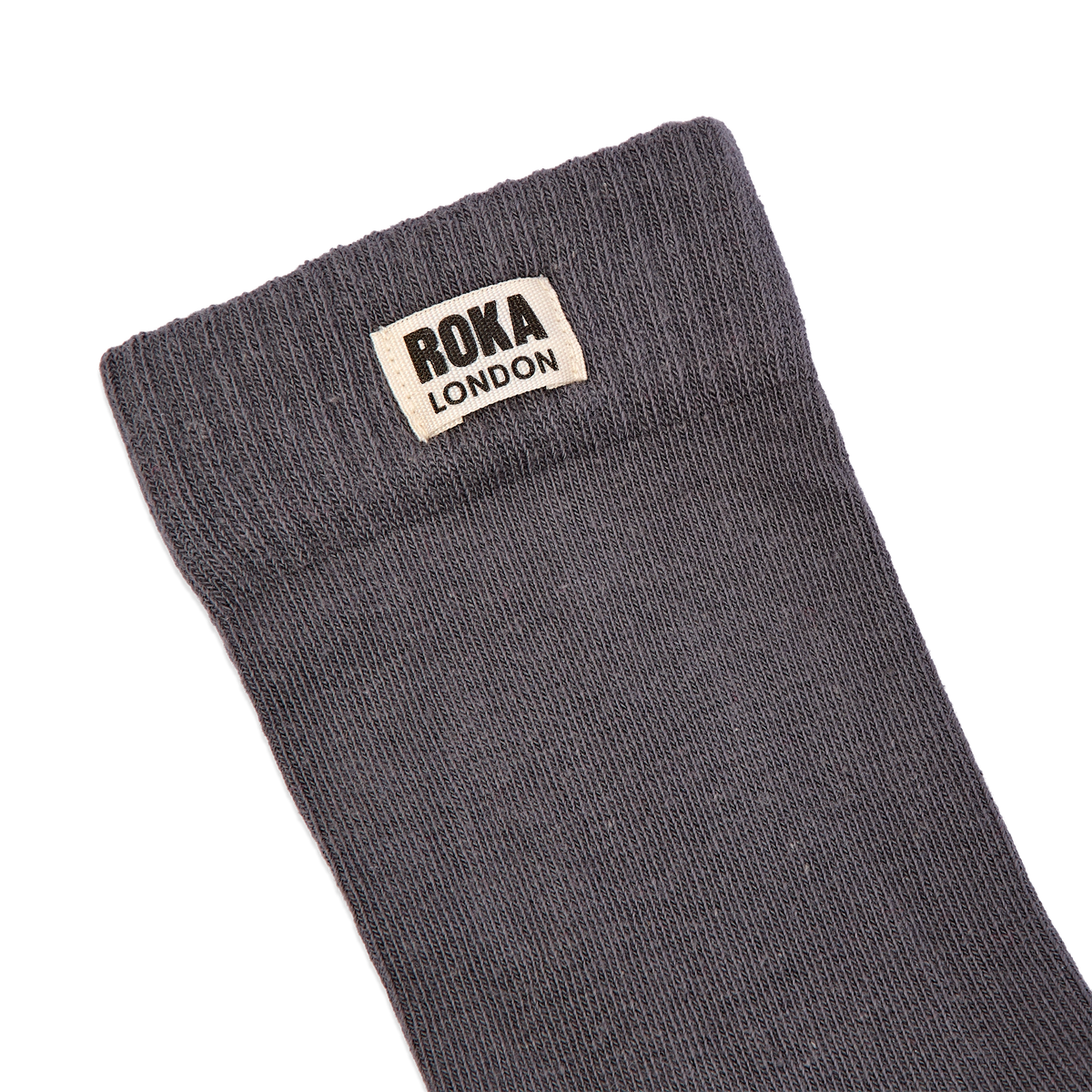 Wimbledon Crew Socks for Men in Smoke