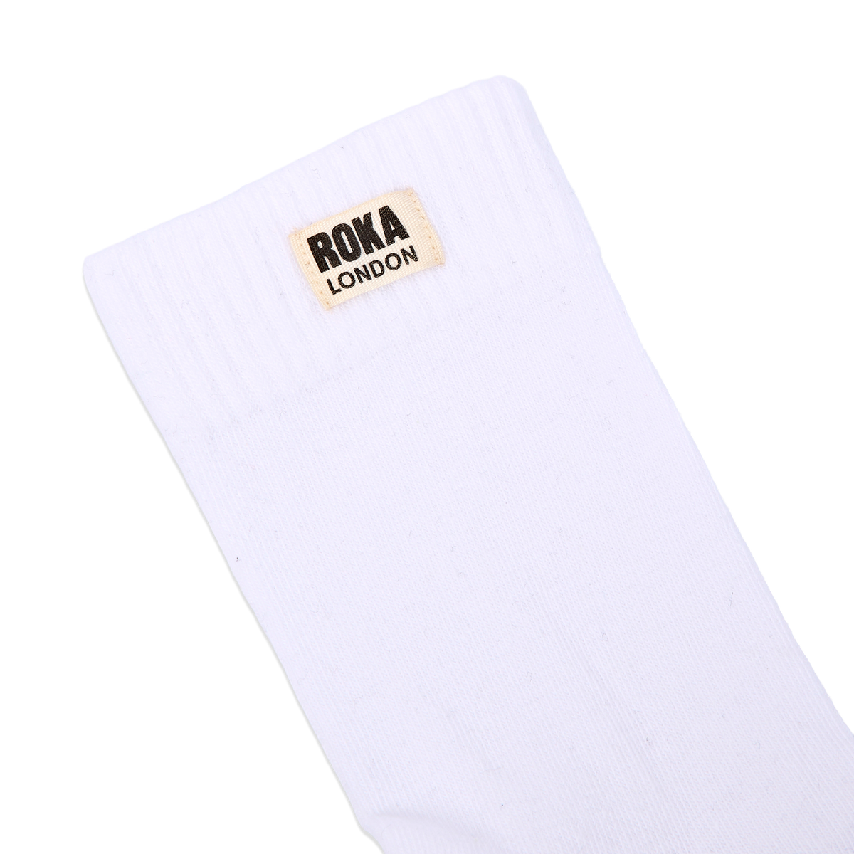 Wimbledon Crew Socks for Men in White