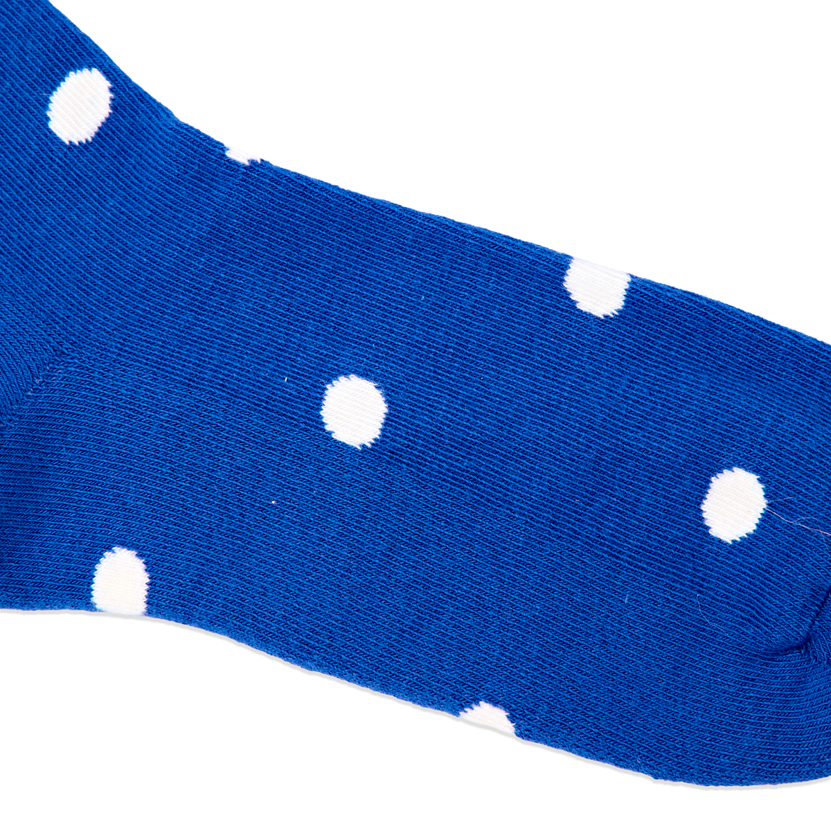 Wimbledon Crew Socks for Women in Malibu Blue Dot