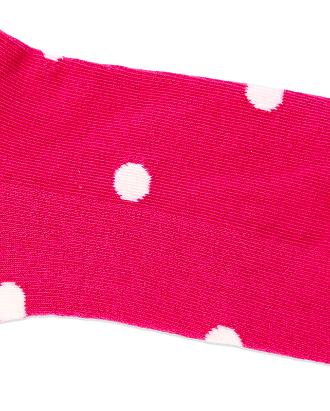 Wimbledon Crew Socks for Women in Pink Dot