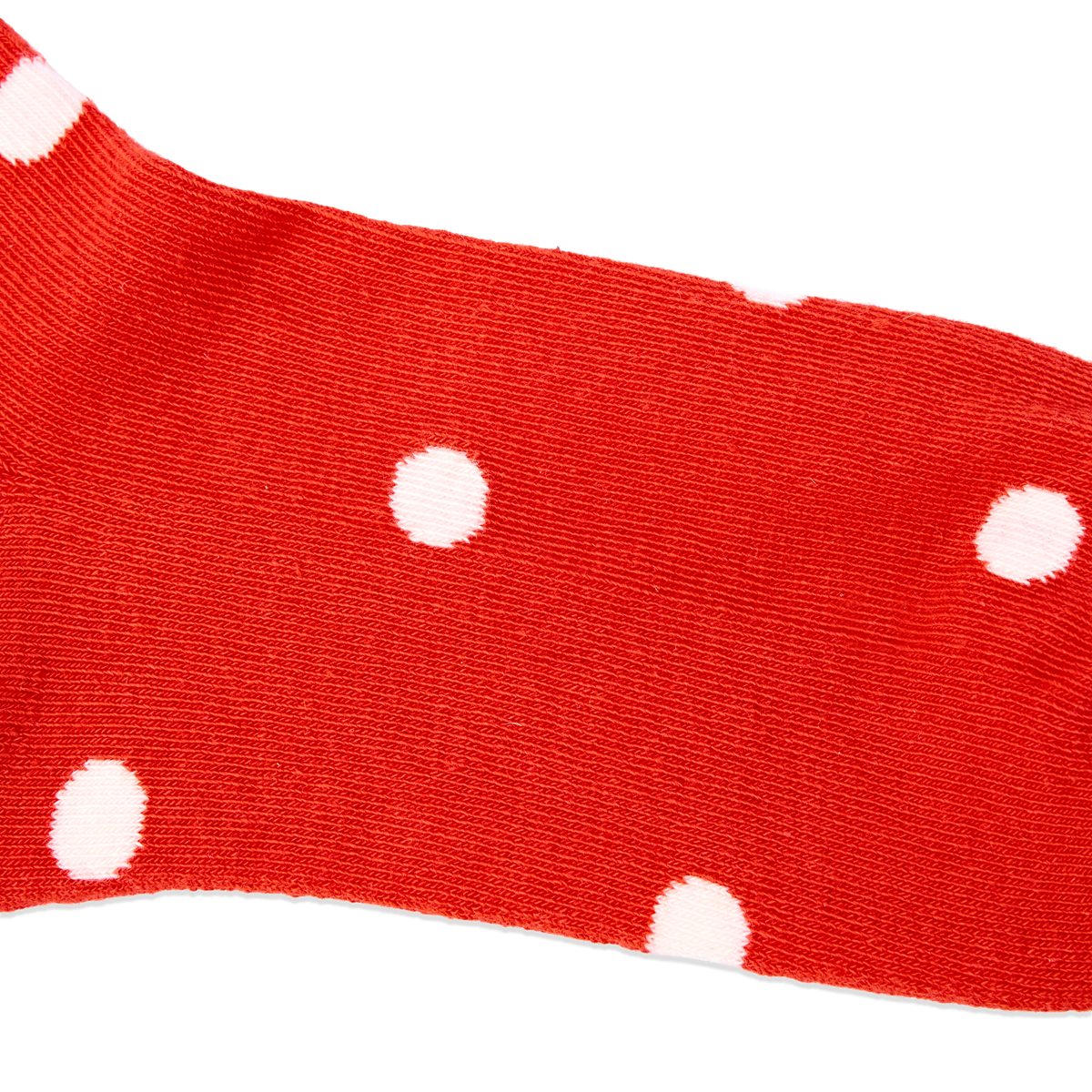 Wimbledon Crew Socks for Women in Spicy Orange Dot