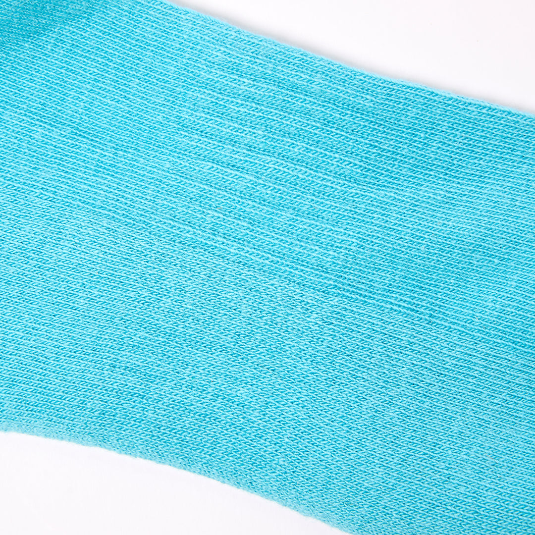 Wimbledon Crew Socks for Women in Aquatic Awe
