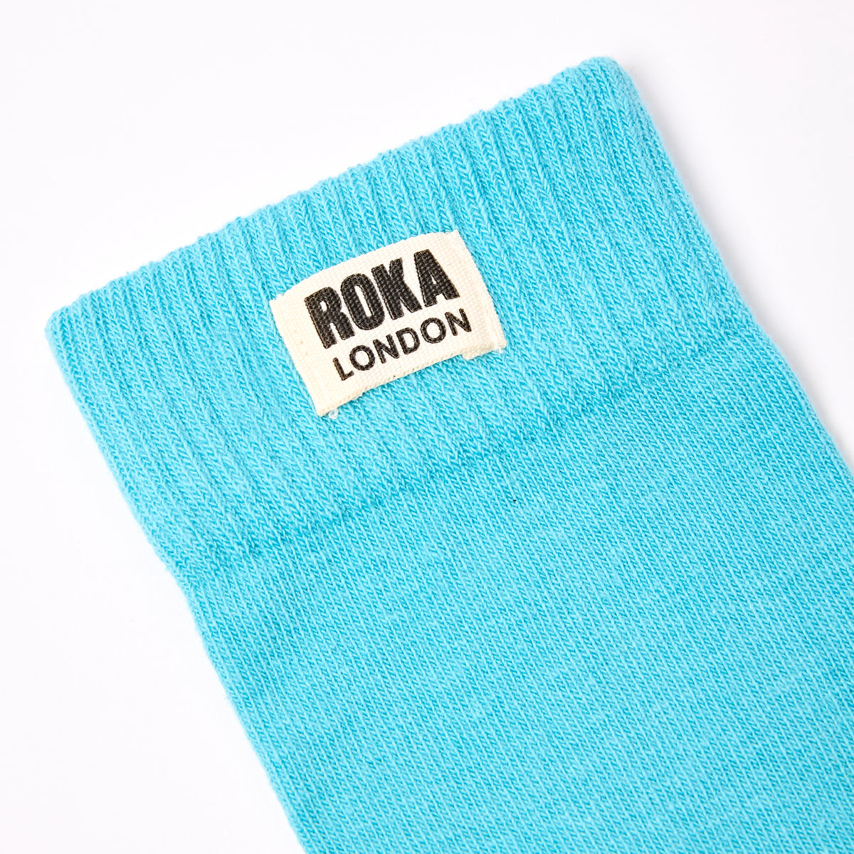 Wimbledon Crew Socks for Women in Aquatic Awe