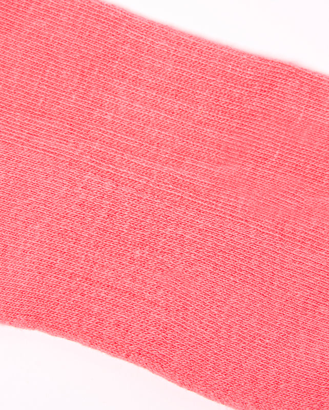 Wimbledon Crew Socks for Women in Coral
