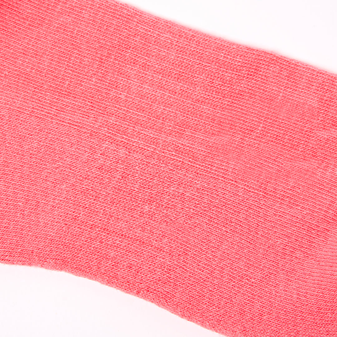 Wimbledon Crew Socks for Women in Coral