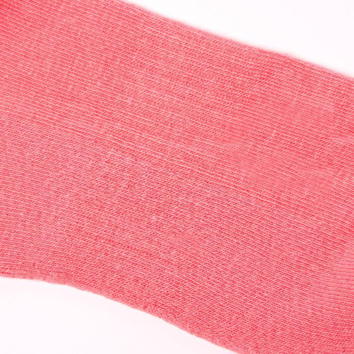 Wimbledon Crew Socks for Women in Coral