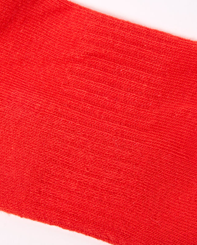 Wimbledon Crew Socks for Women in Cranberry