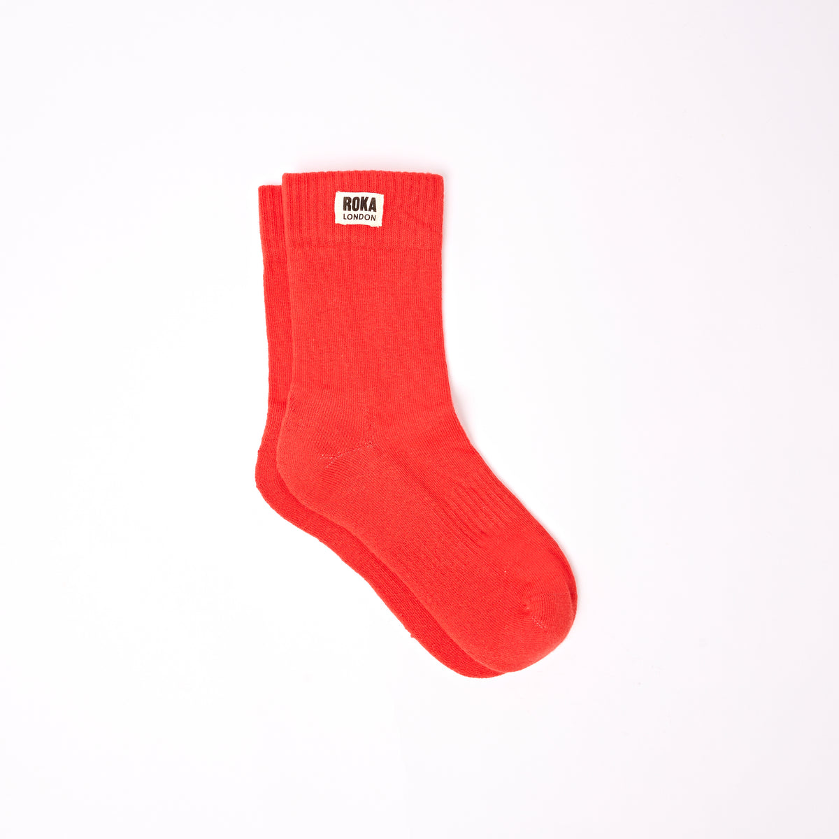 Wimbledon Crew Socks for Women in Cranberry