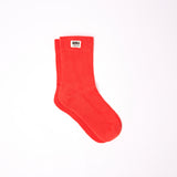 Wimbledon Crew Socks for Women in Cranberry