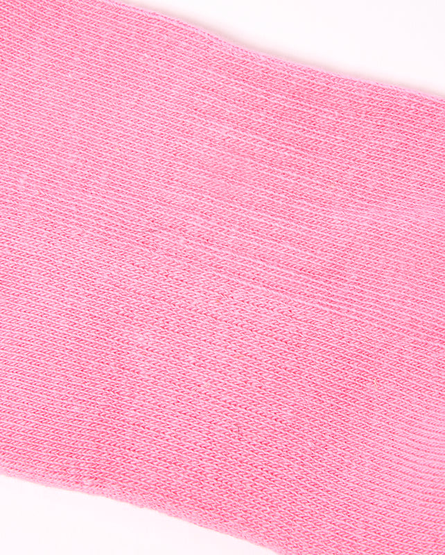 Wimbledon Crew Socks for Women in Pink Carnation