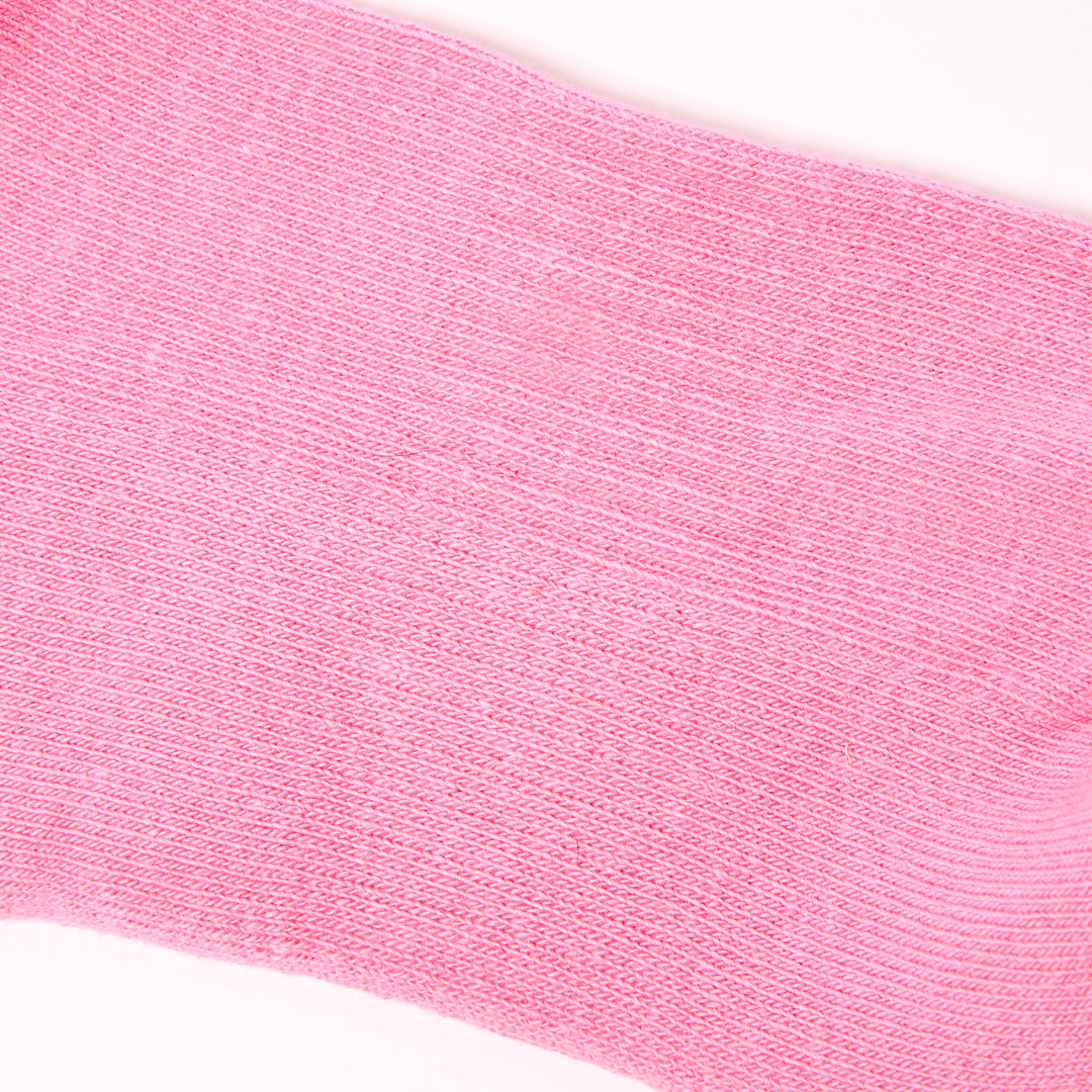 Wimbledon Crew Socks for Women in Pink Carnation