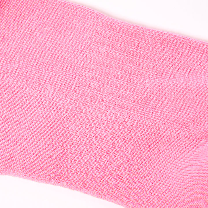 Wimbledon Crew Socks for Women in Pink Carnation
