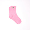 Wimbledon Crew Socks for Women in Pink Carnation