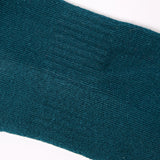 Wimbledon Crew Socks for Women in Teal