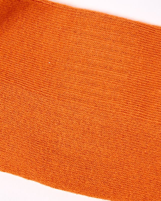 Wimbledon Crew Socks for Men in Burnt Orange