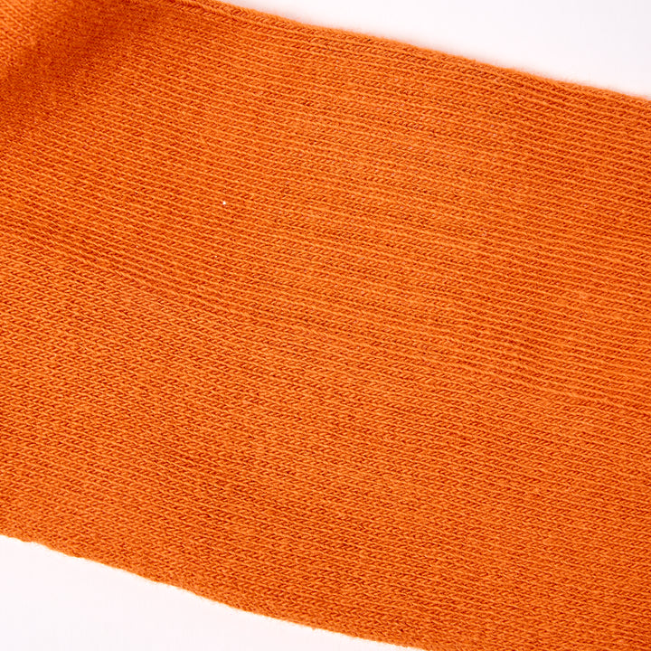 Wimbledon Crew Socks for Men in Burnt Orange