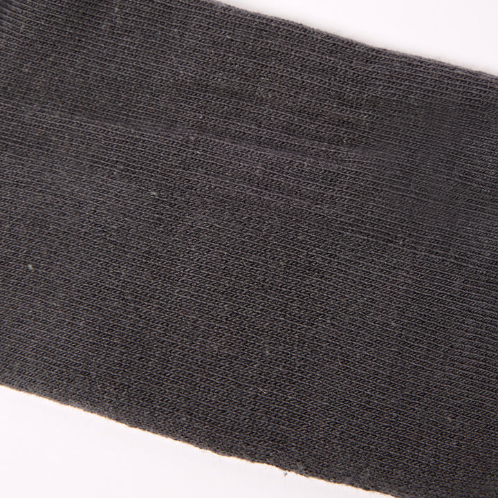 Wimbledon Crew Socks for Men in Faded Black
